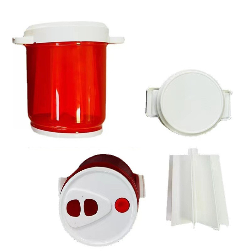 Home Bacon Cooking Tool Meat Gadget Roaster Racks Delicious Microwave Yummy Bacon Can Cooker Splatter-Proof Mess-Free Design Kitchen Gadgets - Image 11