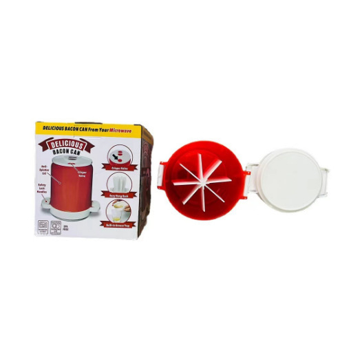 Home Bacon Cooking Tool Meat Gadget Roaster Racks Delicious Microwave Yummy Bacon Can Cooker Splatter-Proof Mess-Free Design Kitchen Gadgets - Image 10